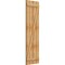 Ekena Millwork Joined Board-n-Batten Shutters w/Z-Bar, Rough Sawn Western Red Cedar, 21 1/2W x 73H, PR RBJ06Z21X073RWR - alternate 5